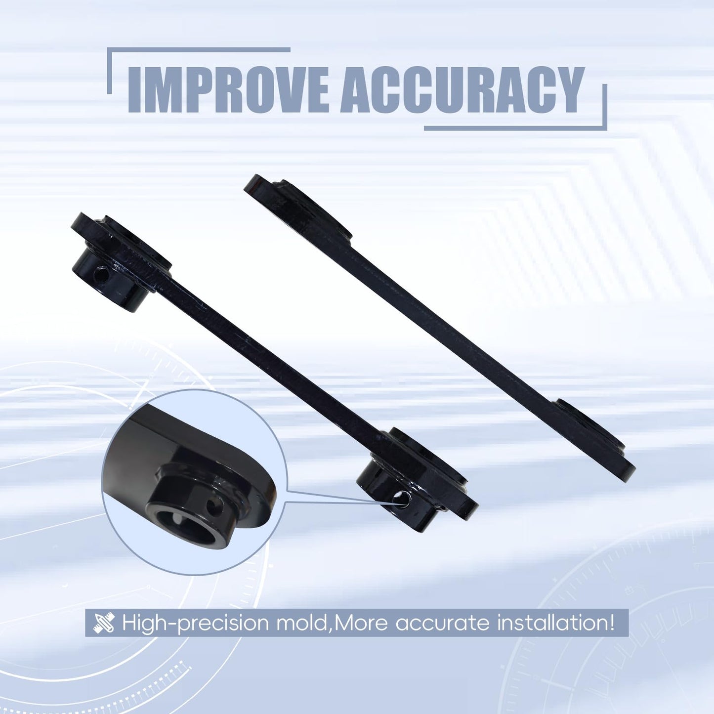A Pair of Barrel Attachment Lugs Welded to 45mm 10-1/4" C-C are Suitable for The Caterpillar CAT 305 305.5 306 mini Excavator