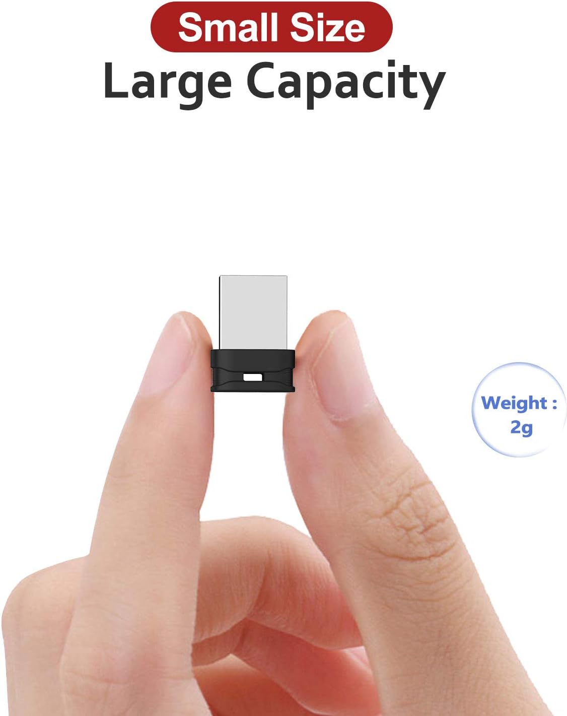 K&ZZ 64GB 2 Pack 2.0 (64GB, 2 Pack USB Flash Drive Ultra Slim Thumb Drive USB Memory Stick USB Drive Data Stick