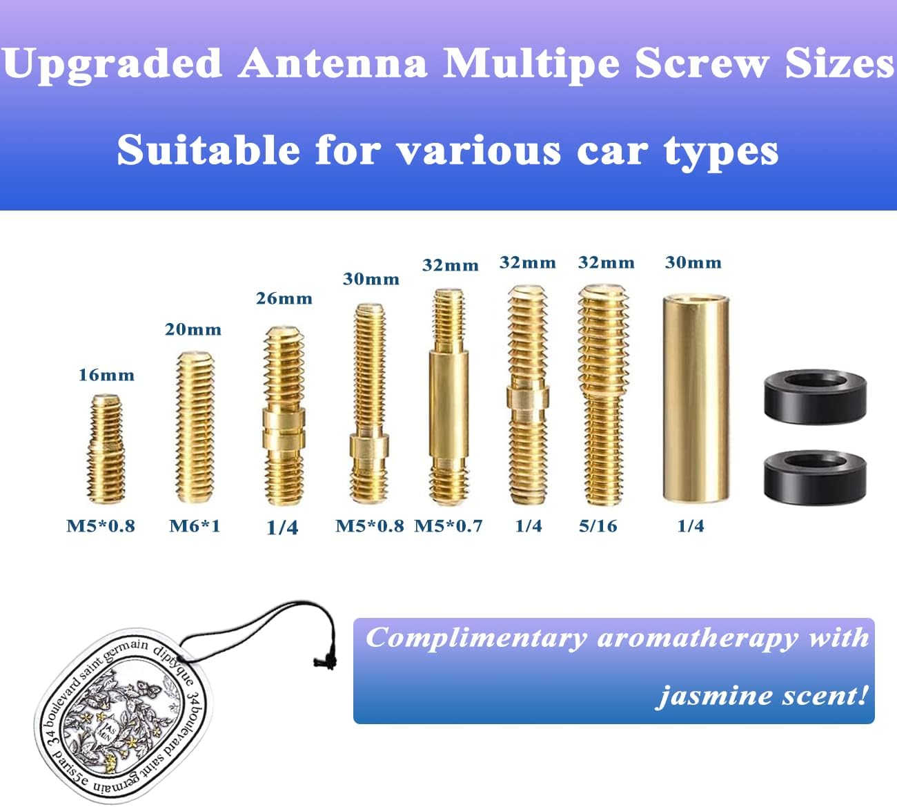Ligepu F150 F250 F350 1990 2024 Antenna Compatible with Dodge RAM & Ford Super Duty - Internal Conductive Coil |