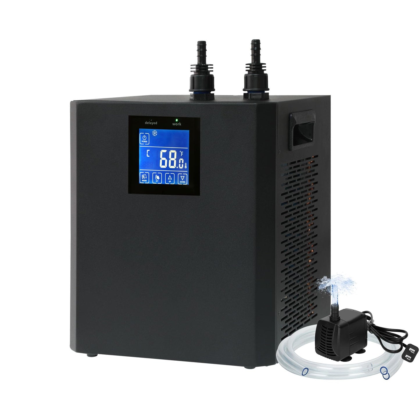 Aquarium Chiller 79 Gal, 1/3 HP Water Chiller Machine, Hydroponic Cooling System, Fish Tank Chiller with Upgraded LED display, for Axolotl Jellyfish