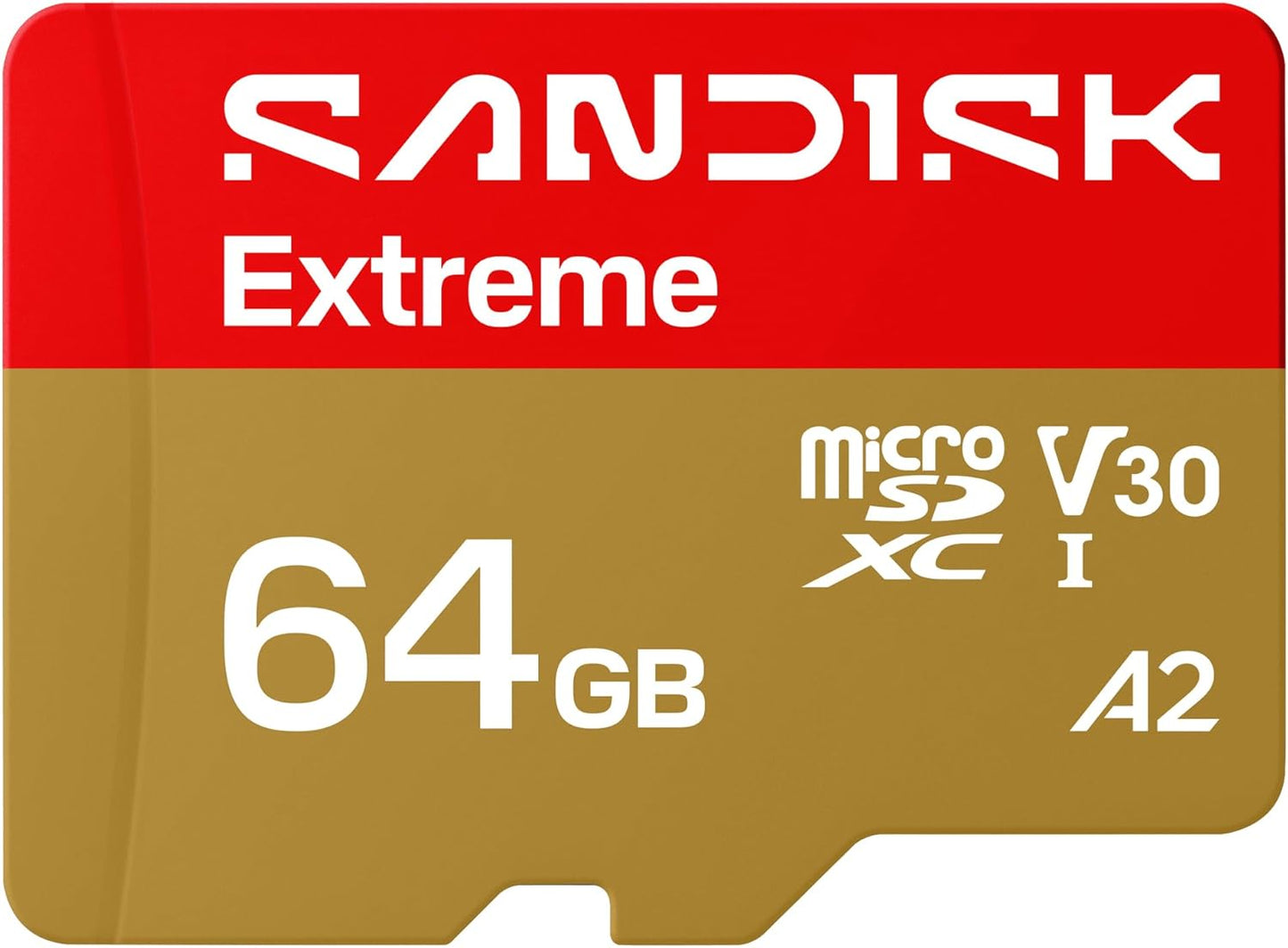 Sandisk 64GB 170MB/s 80MB/s 5.3K 4K SDSQXH9-064G-GZ6MA Extreme microSD UHS-I Card - Up to Read Speed and Write Speed