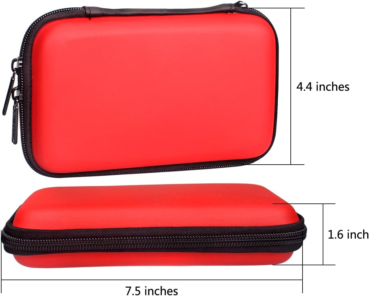 Aprince Digital Gadget Case Waterproof Memory Card Case, Designed for External Hard Drive,USB Flash Drives,Power Banks