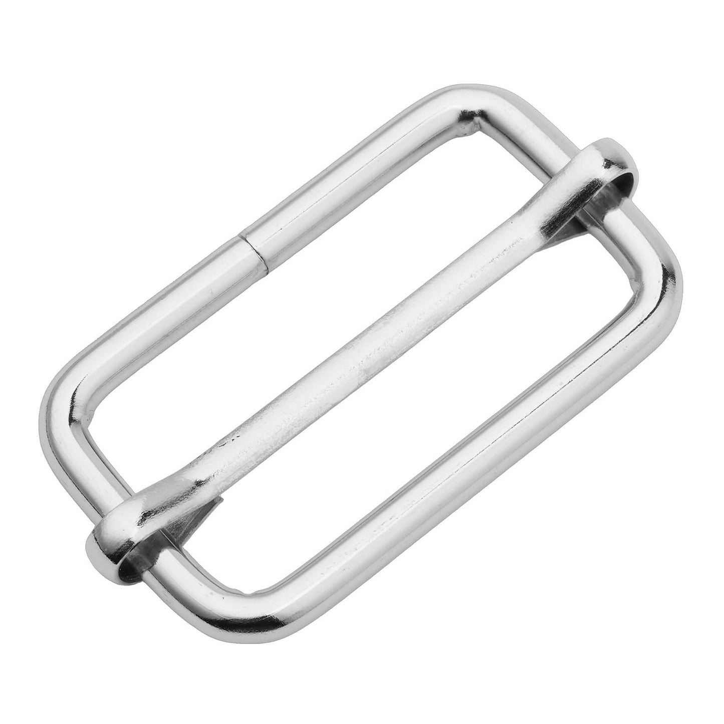 20 Pack 1-1/2 Inch Metal Buckles Adjustable Slide for Purse Bag Hardware Making Supplies Backpack replacement Keeper Belt Bulk Bags DIY Accessories Hardware Pin Strap Buckle,1-1/2" Silver 20pack