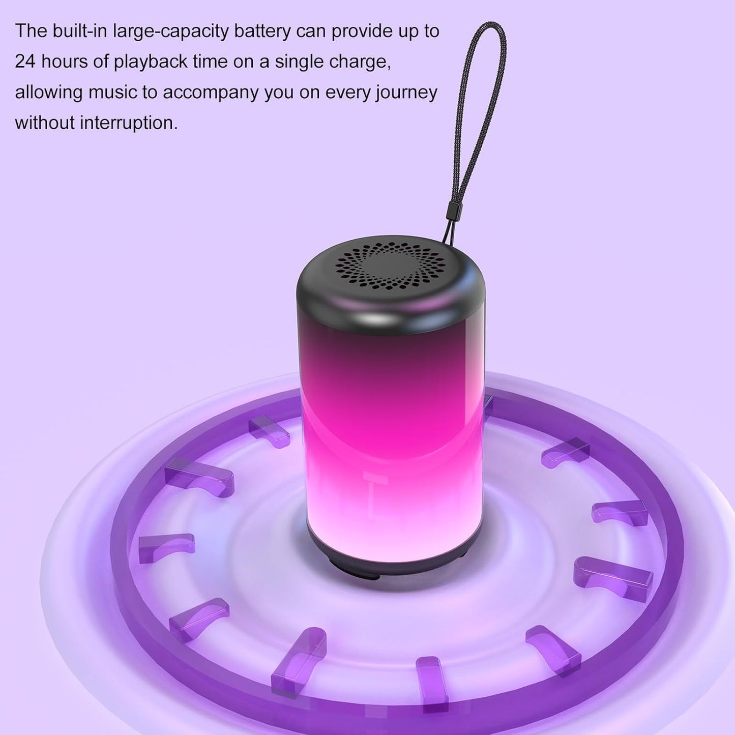 Jierben 5.4, IPX7 8 Portable Bluetooth Speaker, Bluetooth Speaker Stocking Stuffers, Powerful Crystal Clear Sound
