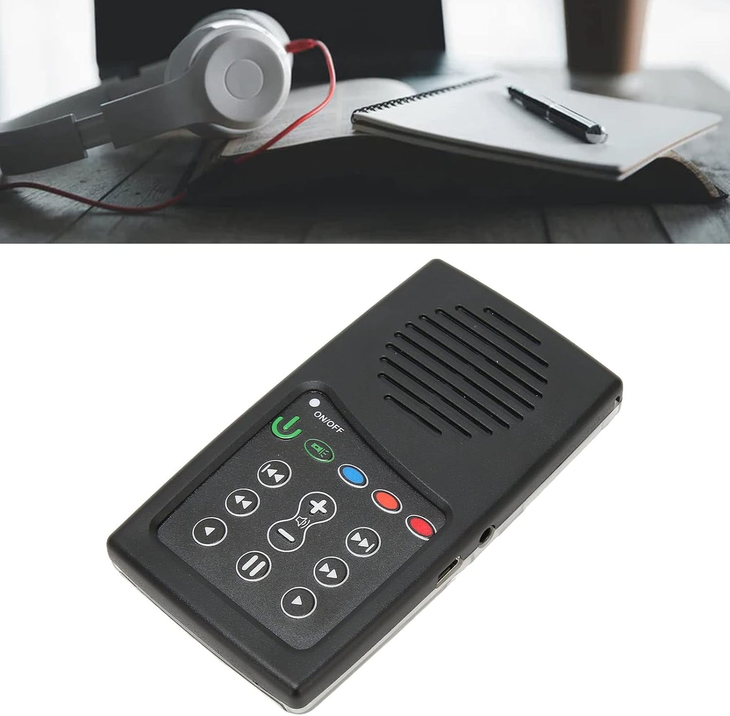 Cuifati 8G Portable Bible Player,Mini Portable Solar Powered Electronic Bible Audio Player Built in Capacity for Bible