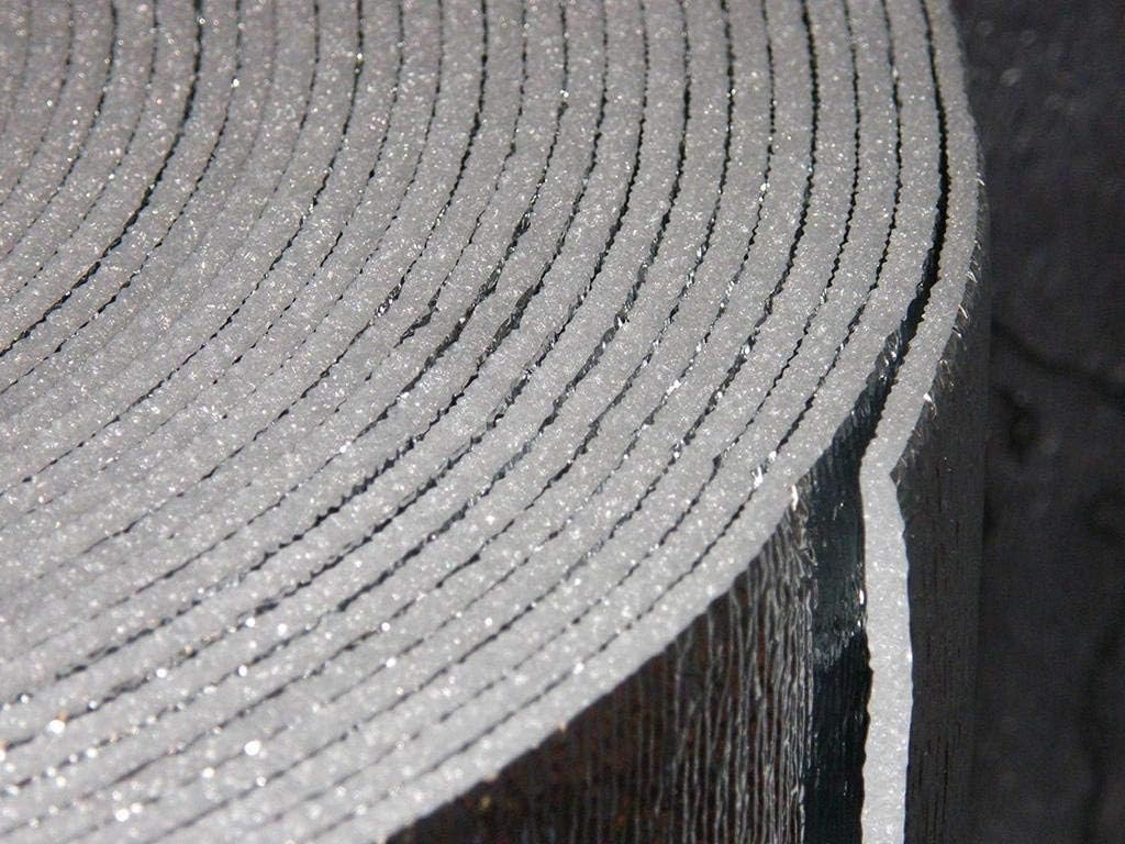 US Energy Products 3mm AD3 Reflective Insulation Roll, Foam Core Radiant Barrier, Thermal Shield - Double Sided Engineered Foil (Waterproof / Weatherproof / Fire Code Rated) (72 inch x 25 Foot)