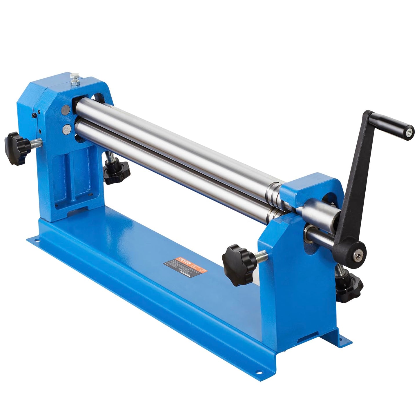 VEVOR Slip Roll Machine, 24-Inch Forming Width, 16 Gauge Capacity, Sheet Metal Slip Roller with 2 Detachable Rollers, Bending Round Machine, for Aluminum Alloy Sheet Low Carbon Steel Copper Sheet