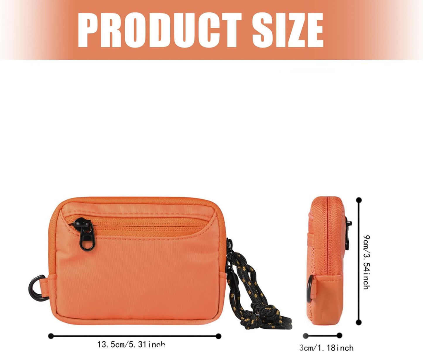 Vmohuyktx Polyester Electronic Gadget Cable Devices Management Bag for Phone Accessories and Headphones Portable Device