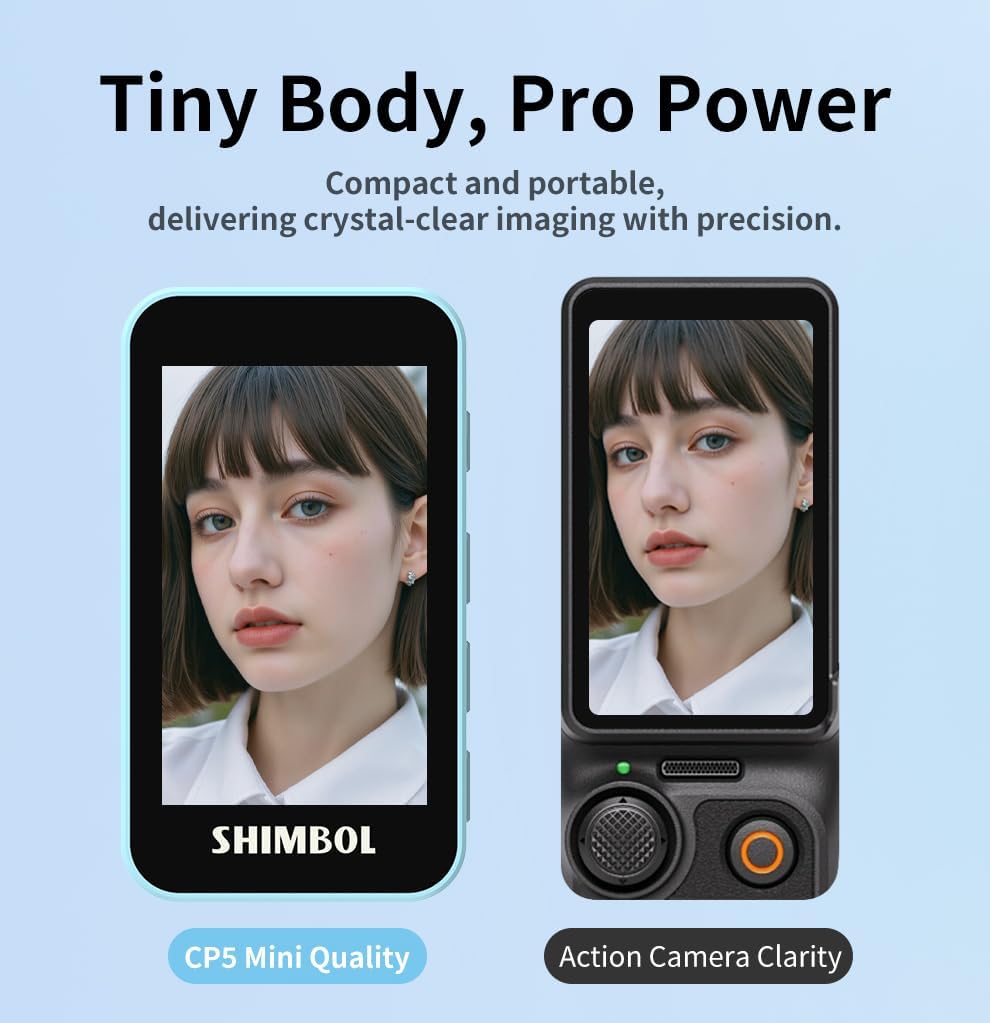 CP5 2 2.4 Inch 2.4G 5G 30 Shimbol Mini Selfie Monitor Phone Vlog Screen LCD Rear Camera Monitor Video Transmission