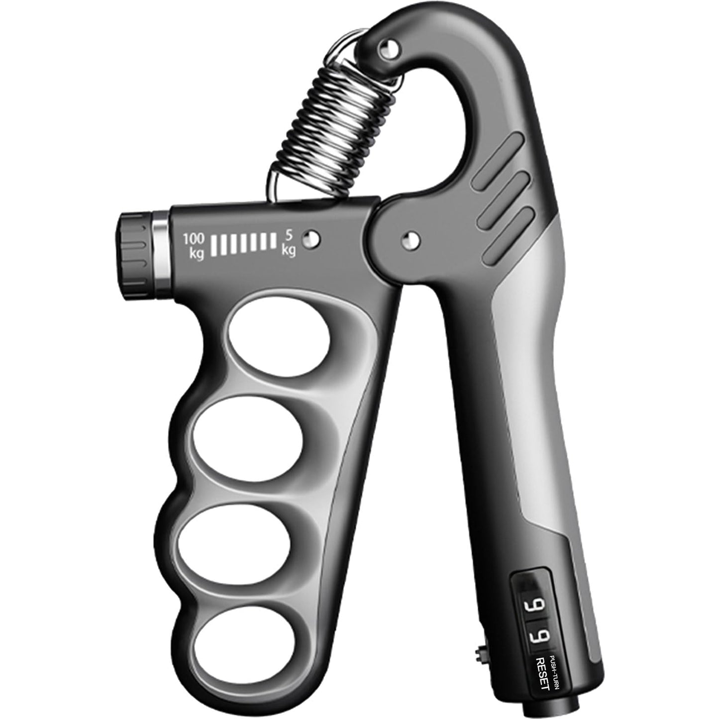 Grip Strength Trainer Forearm Strengthener, 11-220 lbs Adjustable Resistance, Automatic Counting, Ergonomic Design, Ideal Device for Grip Strengthening, Arthritis Relief, Hand Physical Therapy & Rehab