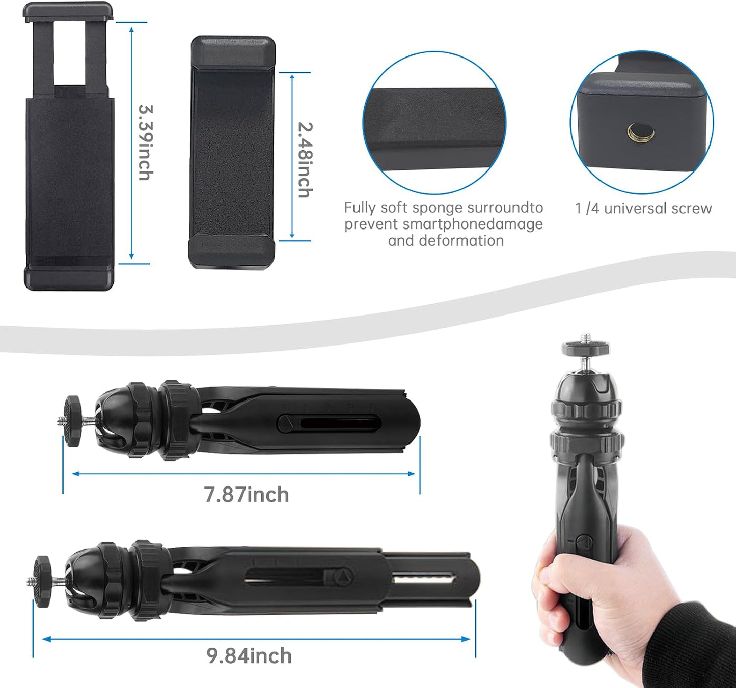JOWLURK Projector Tripod Stand