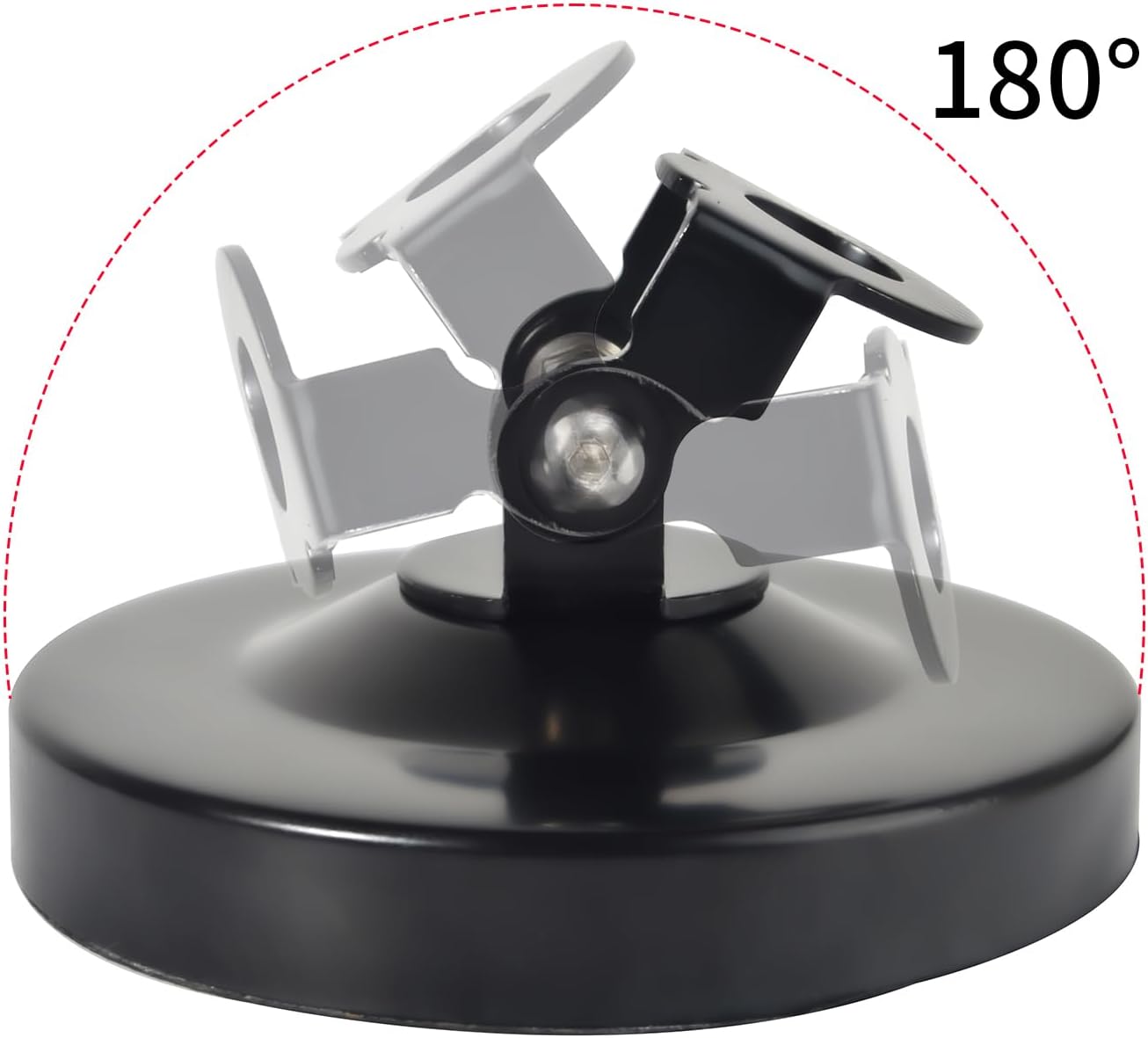 TWAYRDIO 180 10CM/4 Inch Angle Adjustable Radio Antenna Magnetic Mount Base for Car Mobile Transceiver