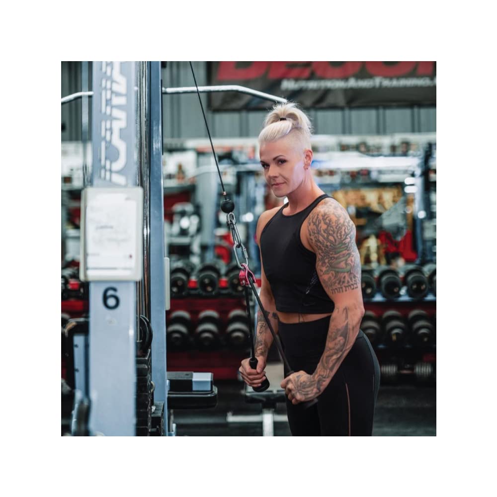 Spiral Strength Dually, Dynamic Tricep Rope, Black