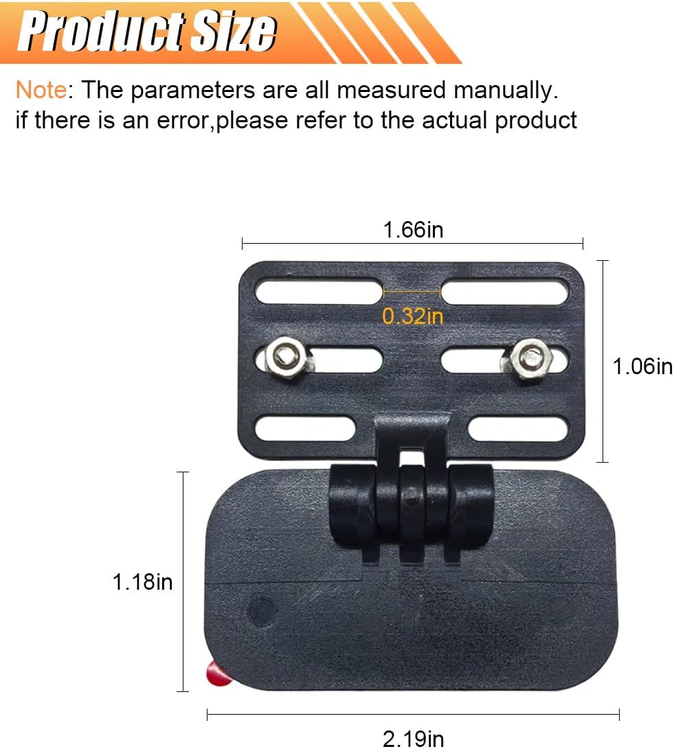 Tuxihapp (1Set) Car Rear View Camera Mount - Adjustable Dash Cam Reverse Camera Holder Vehicle Backup Camera Mount