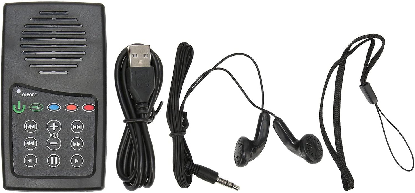 Jiawu Audio Bible Player, King Version Electronic Bible, Solar Charging Electronic Bible Audio Player in English