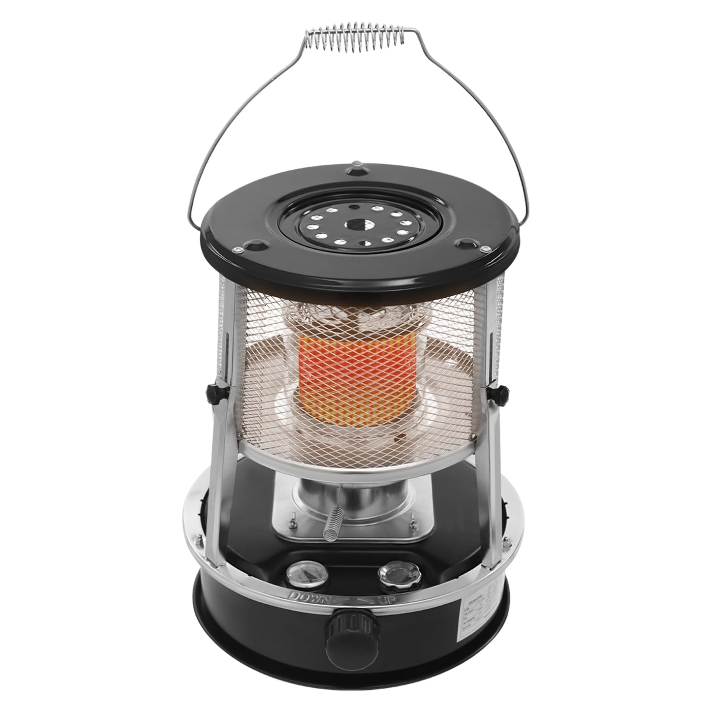 9000 BTU Portable Kerosene Heater, 2600W Lightweight Kerosene Stove for Indoor & Outdoor Use, Non Electric Heater for Survival Emergency, Fishing, Hunting, Hiking