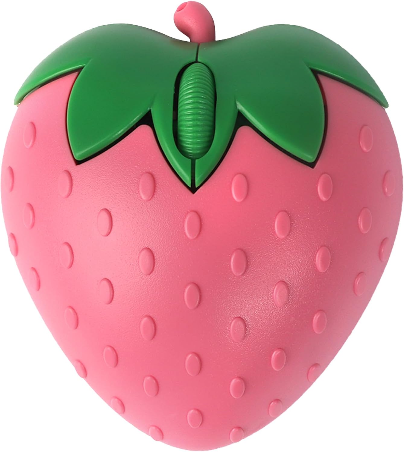 Gabongcui 2.4GHz 1000DPI Wireless Bluetooth Mouse Cute Fruit Strawberry Shape Mouse & Bluetooth Dual Mode Optical