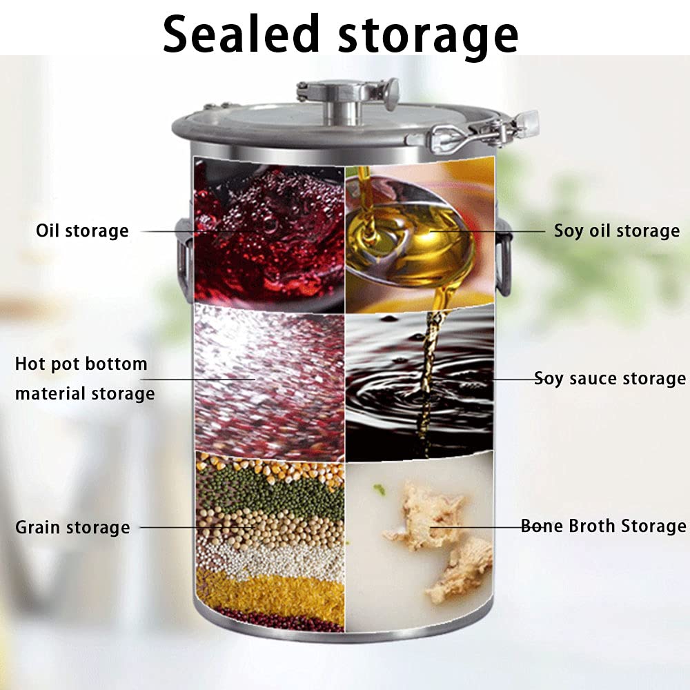 60L 304/316 New stainless steel fermentation barrel wine barrel fermenter self-brewed wine sealed barrel wine making equipment (316 without tap)