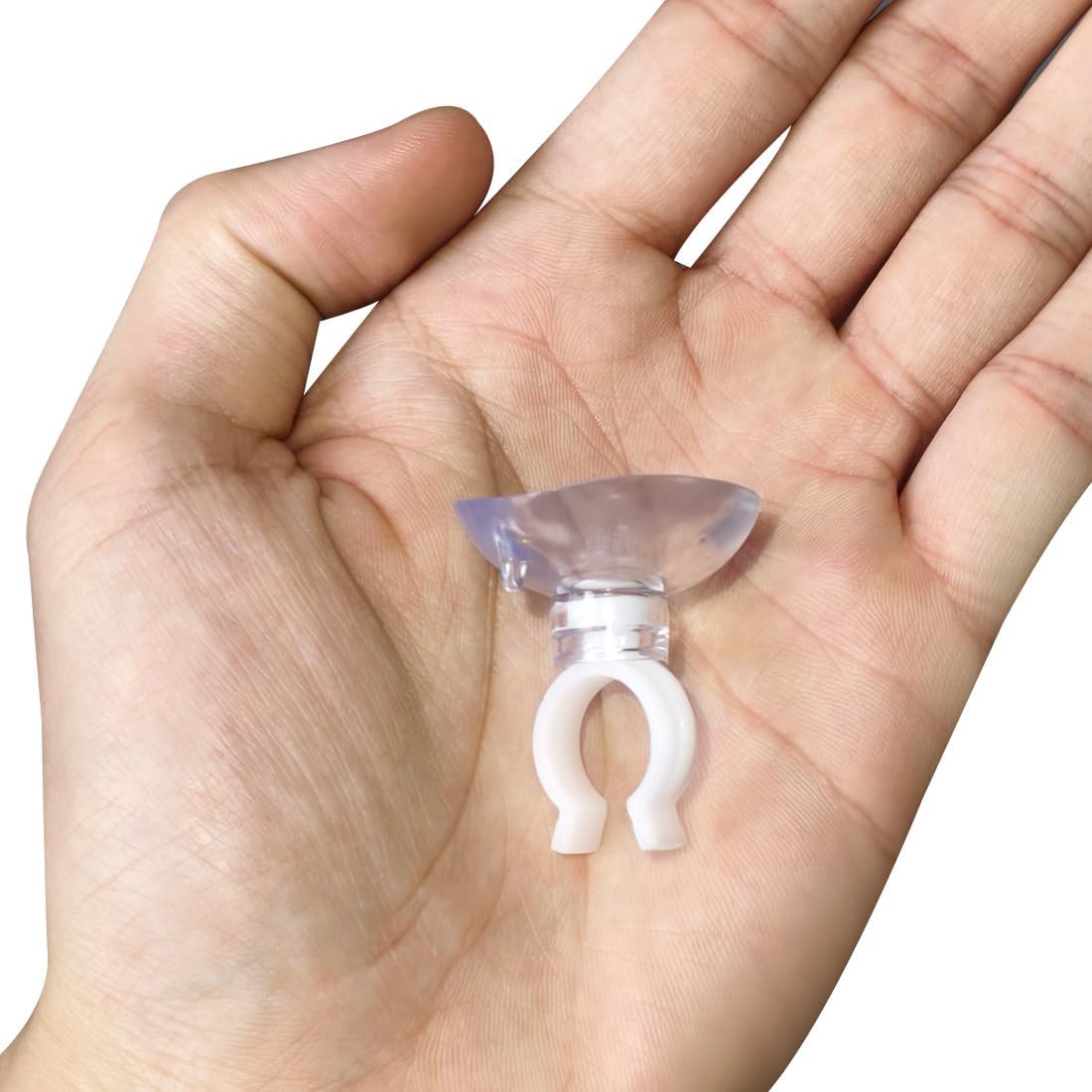 Uxcell Aquarium Suction Cup Clips - Airline Tube Holders for Fish Tank | Clear 13mm, 20 Pcs