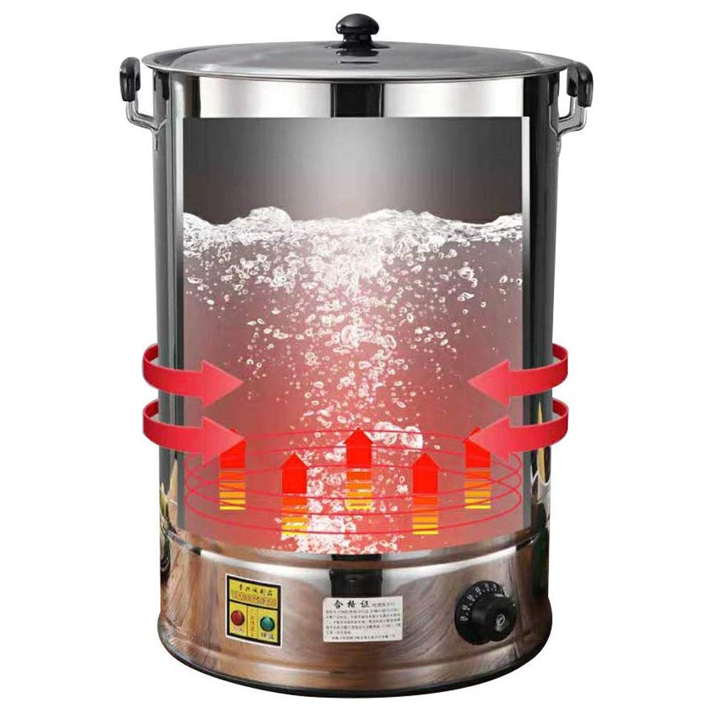 YUEWO 110V Electric Heating Automatic Alcohol Still Water Distiller Whiskey Barrel Wine Making Kit for Home Countertop for DIY Vodka Alcohol Distilled Water