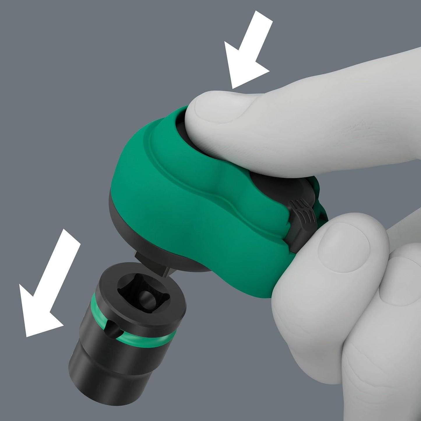 WERA - 12-Piece Zyklop Comfort Ratchet Set | 3/8" Drive with Reversing Lever - Metric Tools