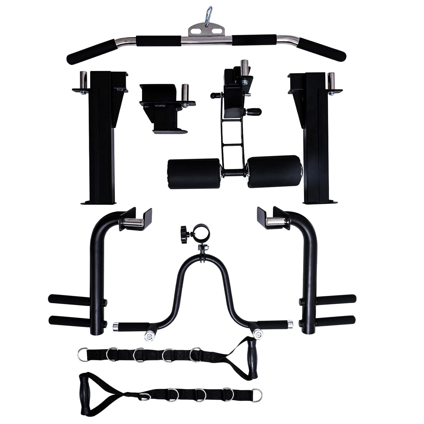 Altas Strength 3059 Smith Machine Home Gym Equipment with 1000 lbs Weight Capacity 2000 lbs Cables Strength Training Power Cages for Squats Presses Lunges Deadlifts Easy Assembly Included Accessories