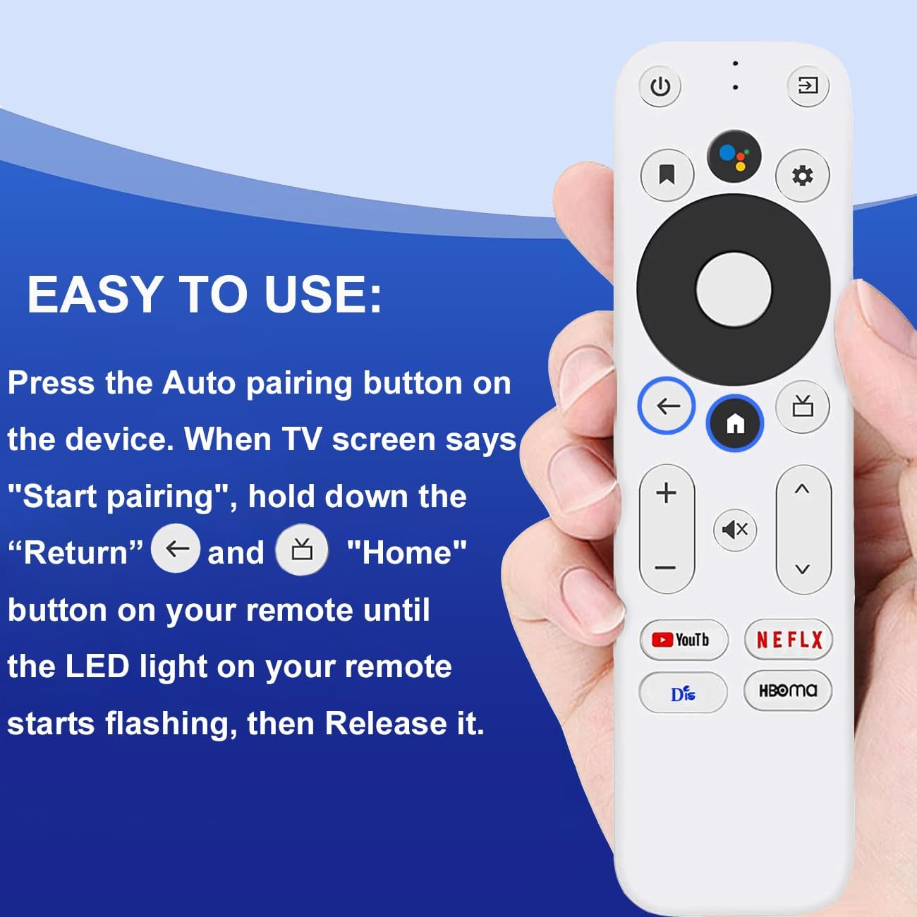 AieSHOP 4K 100024646 100026240, 4 Replacement Voice Remote Control for Onn Android TV FHD UHD Streaming Stick TV Box