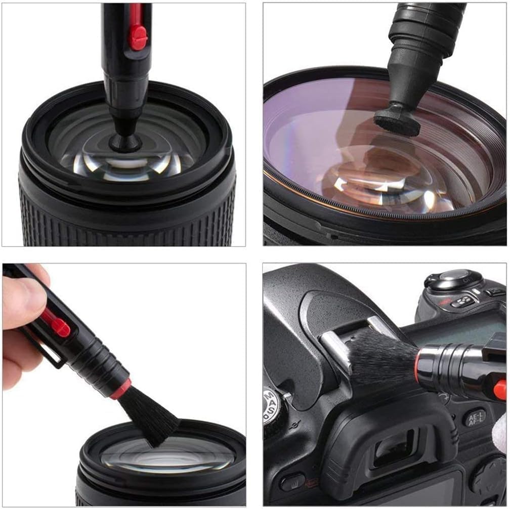 LQMBABY Camera Lens Cleaning Kit, Professional DSLR Lens Cleaning Tool with Waterproof Storage Bag, Air Dust Blower