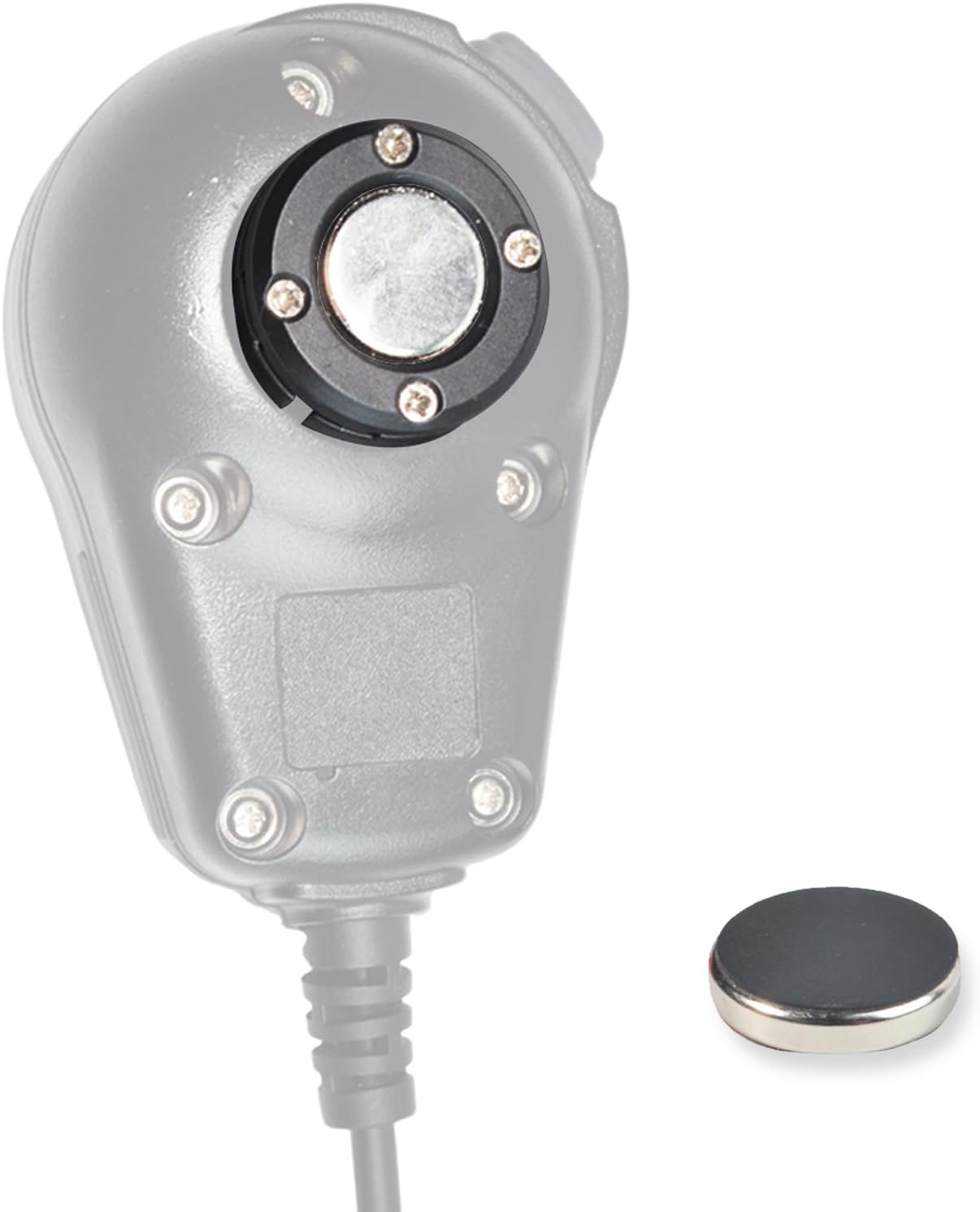 TWAYRDIO Magnetic Mic Holder, Mobile Radio Microphone Magnet Mount, CB Mic Hanger, Mounting Solutions for Car Truck
