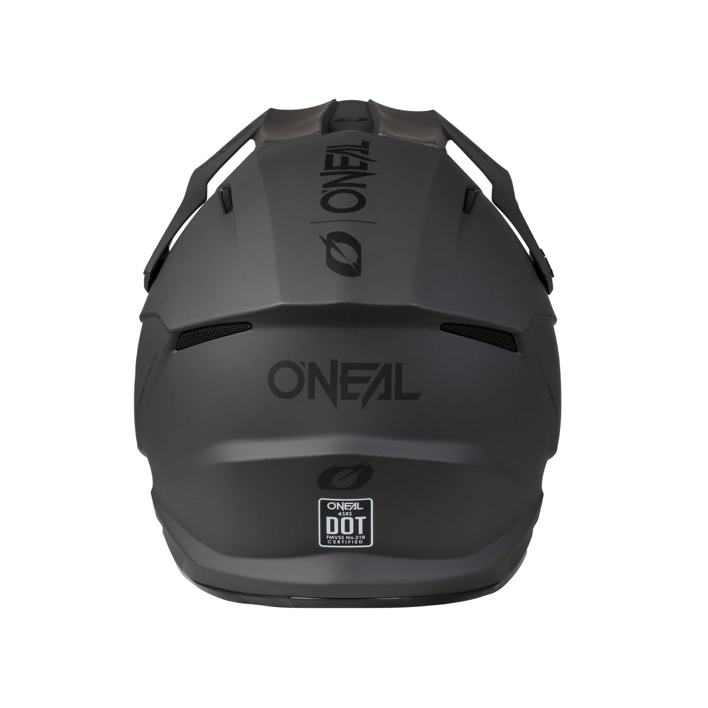 O'NEAL 4 SRS MX Helmet Adult Solid Gray/Black Large