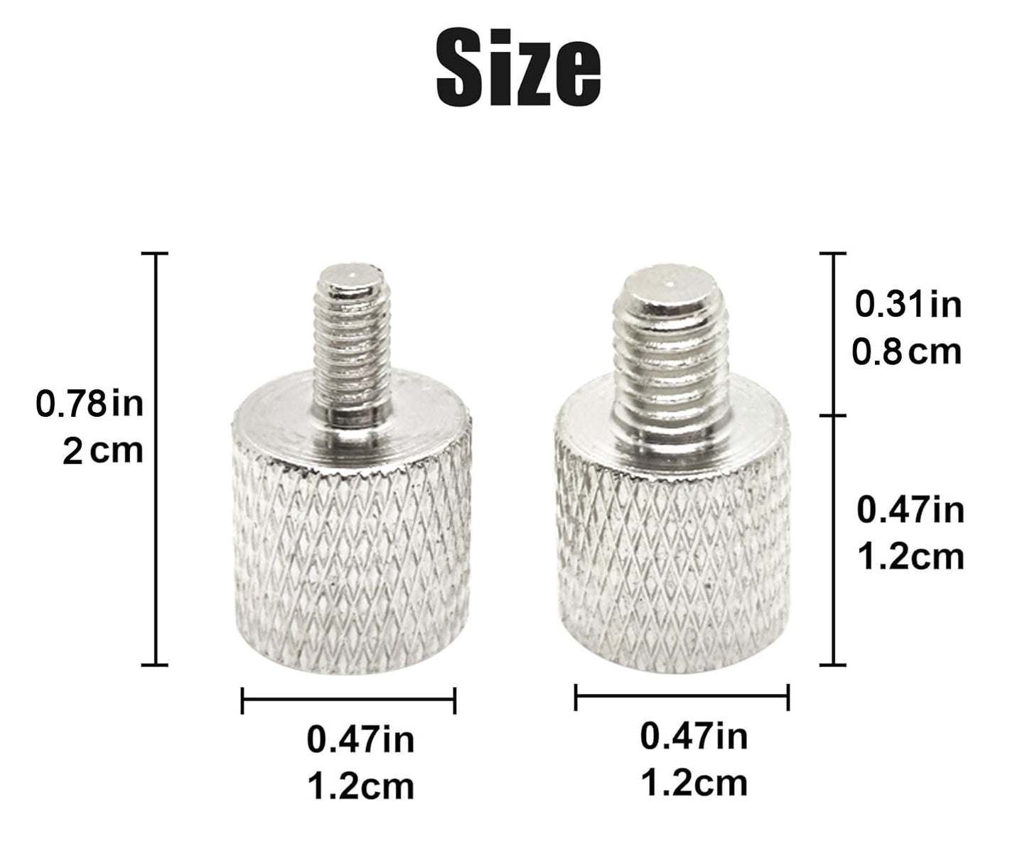 2-Be-Best 1/4 6.35 mm 0.23 5.9 mm 0.15 3.9 mm M4 M6 Projector Mount Tripod Screw Thread Adapters Converters Female in /