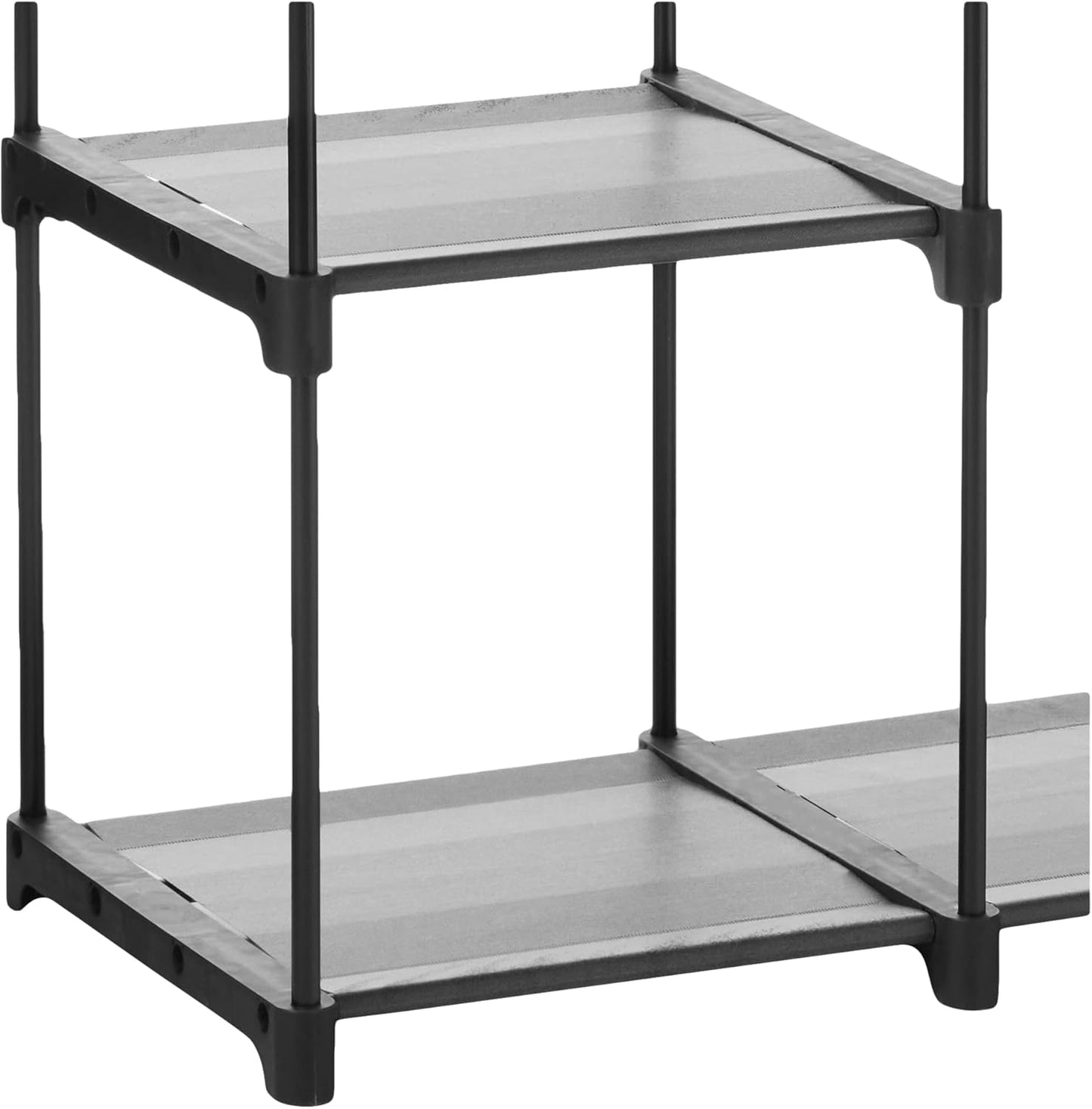SONGMICS Portable Closet - Freestanding Clothes Organizer with Shelves & Hanging Rods | Black, 44.1 x 16.9 x 65 Inches