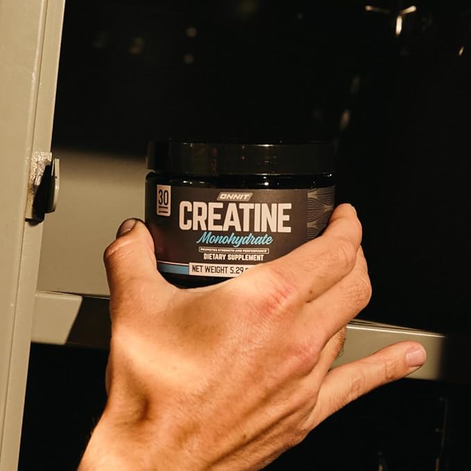ONNIT Creatine Monohydrate Powder – 5g Premium Creatine for Muscle Strength, Power & Lean Mass, Supports Brain Health & Cellular Energy, Unflavored, 30 Servings, 5.29 oz