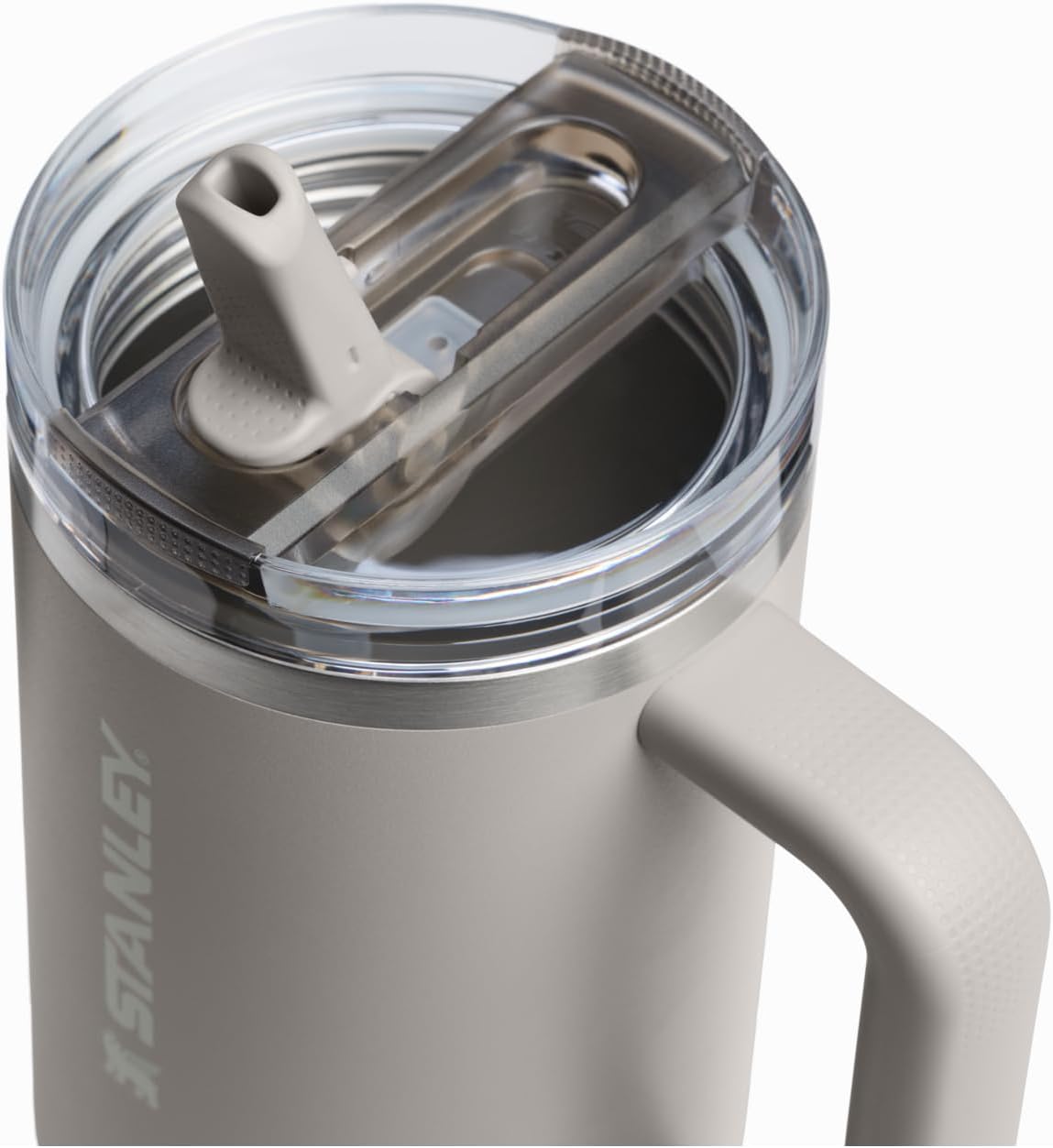 STANLEY Quencher ProTour 30 oz Tumbler - Leakproof Lid, Built-In Straw & Handle | BPA-Free Ash Color
