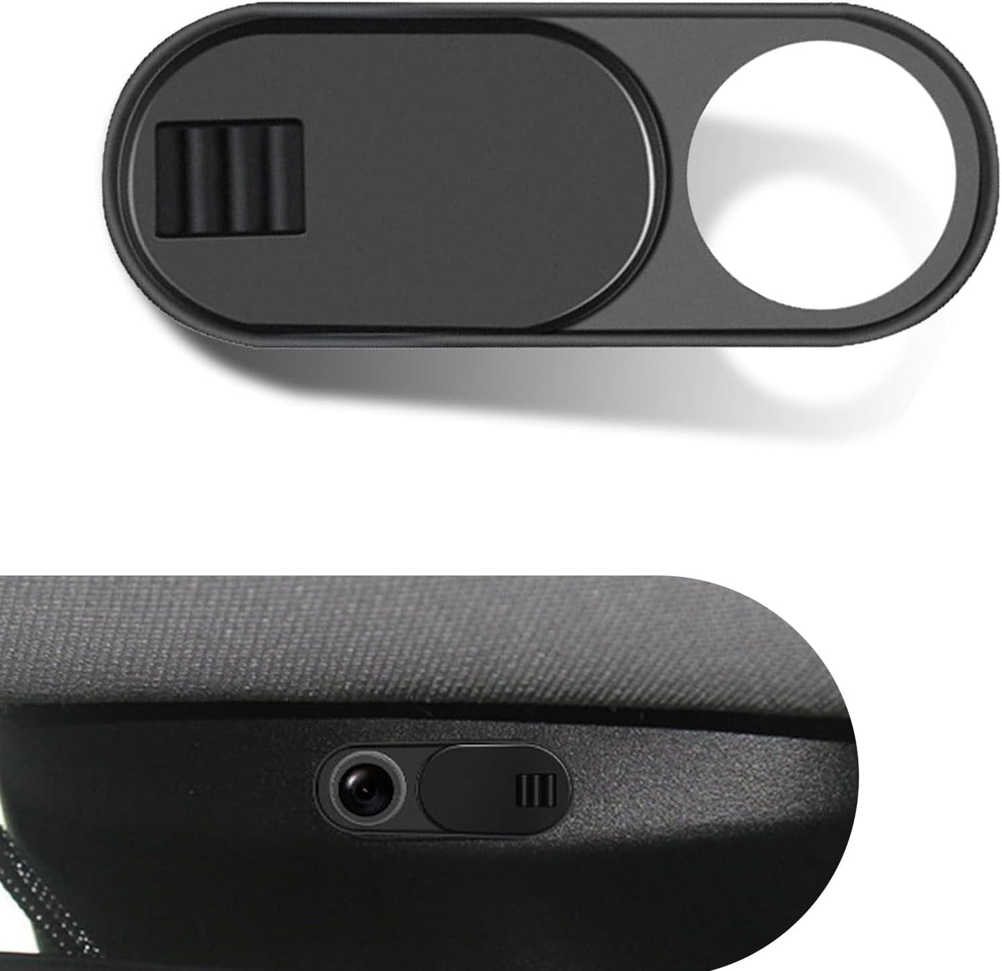 Foelony 3 Car Camera Slider Cover, Ultra-Thin Camera Protection Cover, Anti-Scratch Webcam Covers for Privacy