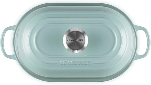 Le Creuset Enameled Cast Iron Oval Bread Oven - 11.5 Inch, Sea Salt | Durable & Stylish Cookware