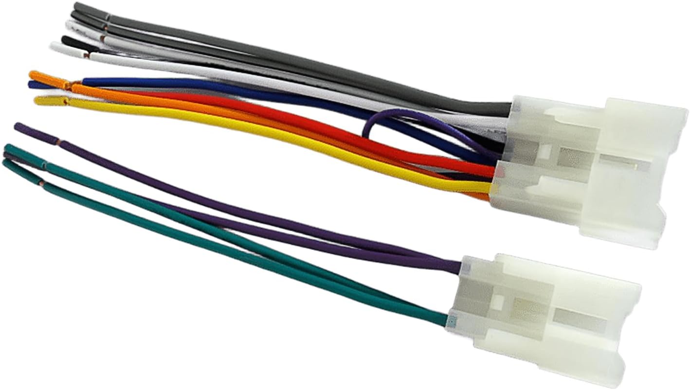 YYTQP 4Runner RAV4 1990-UP Radio Wiring Harness Connector Compatible with Camry Corolla Prius Mount, Car Stereo Wire