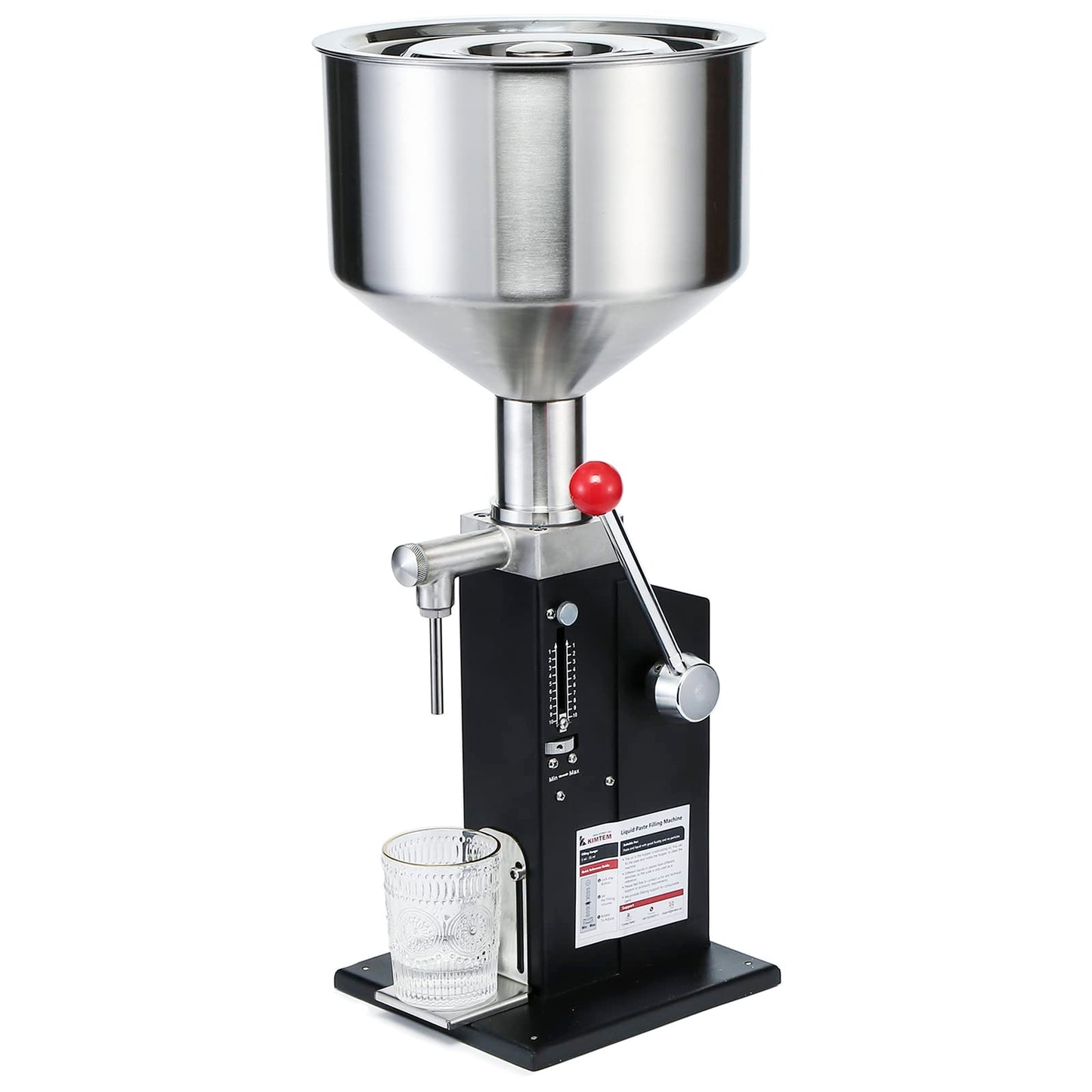 KIMTEM Liquid Filling Machine,Bottle filling Machine, A03 Pro 100ml Manual Filling machine For Liquid Paste Cosmetic Cream