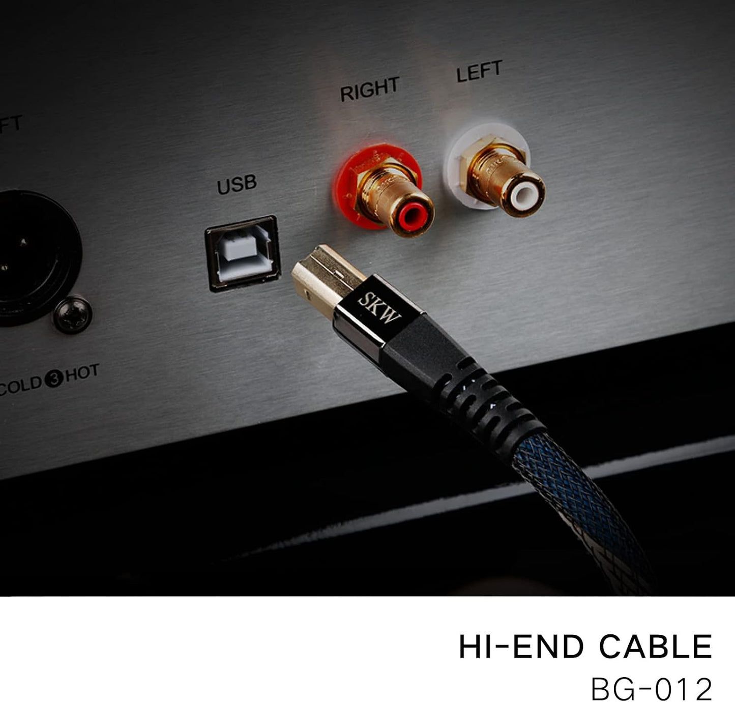 2.0 3.2ft(1m) SKW Audiophiles USB DAC Audio Cable USB Type A to USB Type B Printer Cable for Computer to DAC, Sound