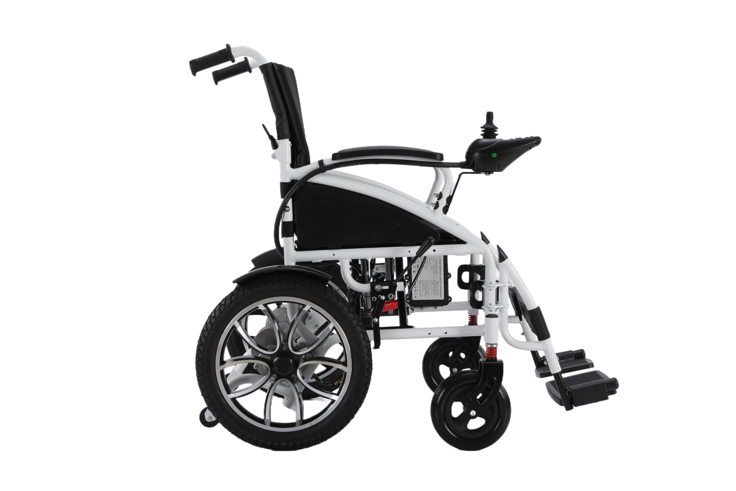 Rubicon DX01 All-Terrain Foldable Electric Wheelchair - 500W Motor, 12 mi Range, 300 lbs Capacity. Durable, Powerful. Silla de Ruedas Electrica para Adultos, Supports up to 300 lbs. (Model3)