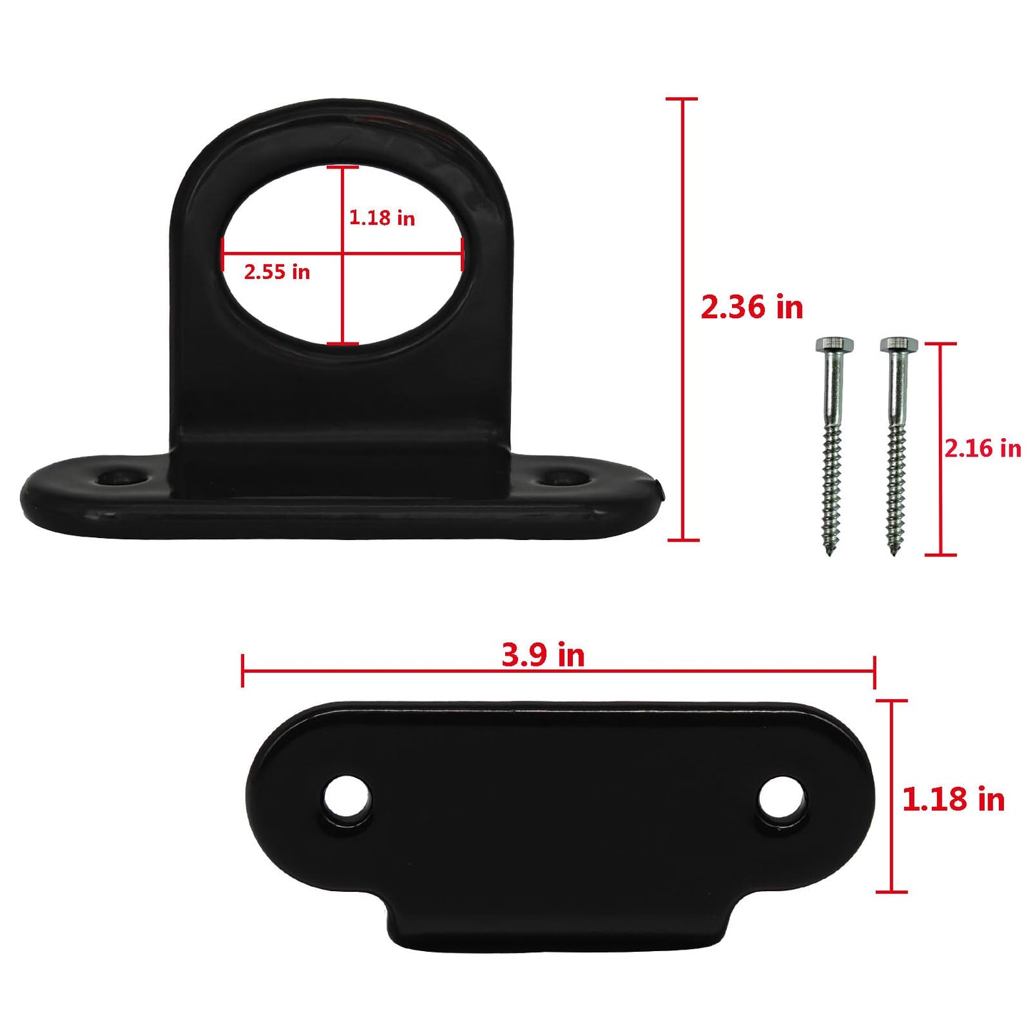 Resistance Band Wall Anchor (3PCS), Wall Mount Hooks for Home Workouts, Yoga, Gym, Stretch Straps & Suspension Trainers