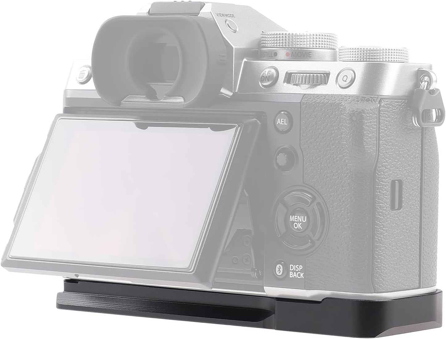 FocusFoto X-T5 Quick Release Baseplate QR Plate Mount for Fujifilm Fuji Mirrorless Camera, Compatible with Arca-Swiss