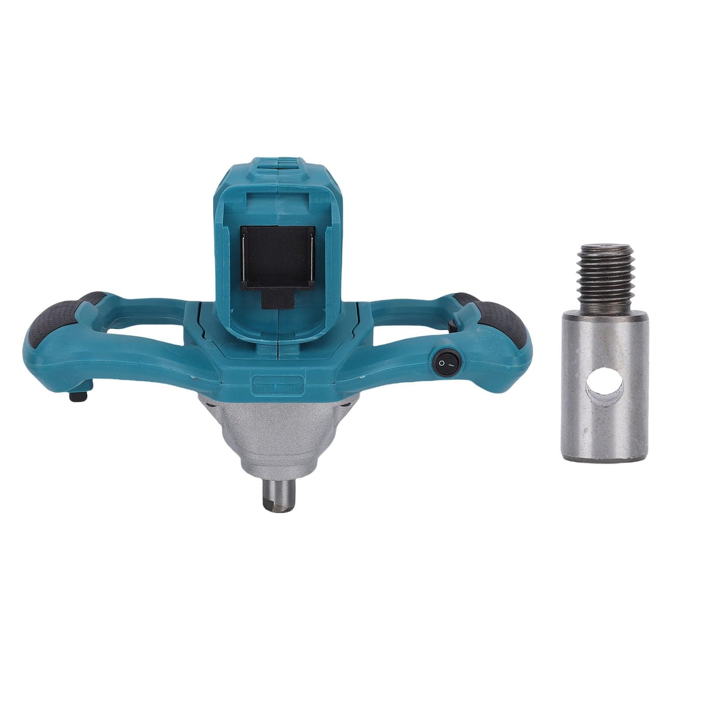 ariarly Battery Electric Ice Auger 100-800RPM 6 Speed Adjustable Post Hole Digger 1200N.m Torsion Cordless Post Hole Digger Power Head(Not Included Battery)