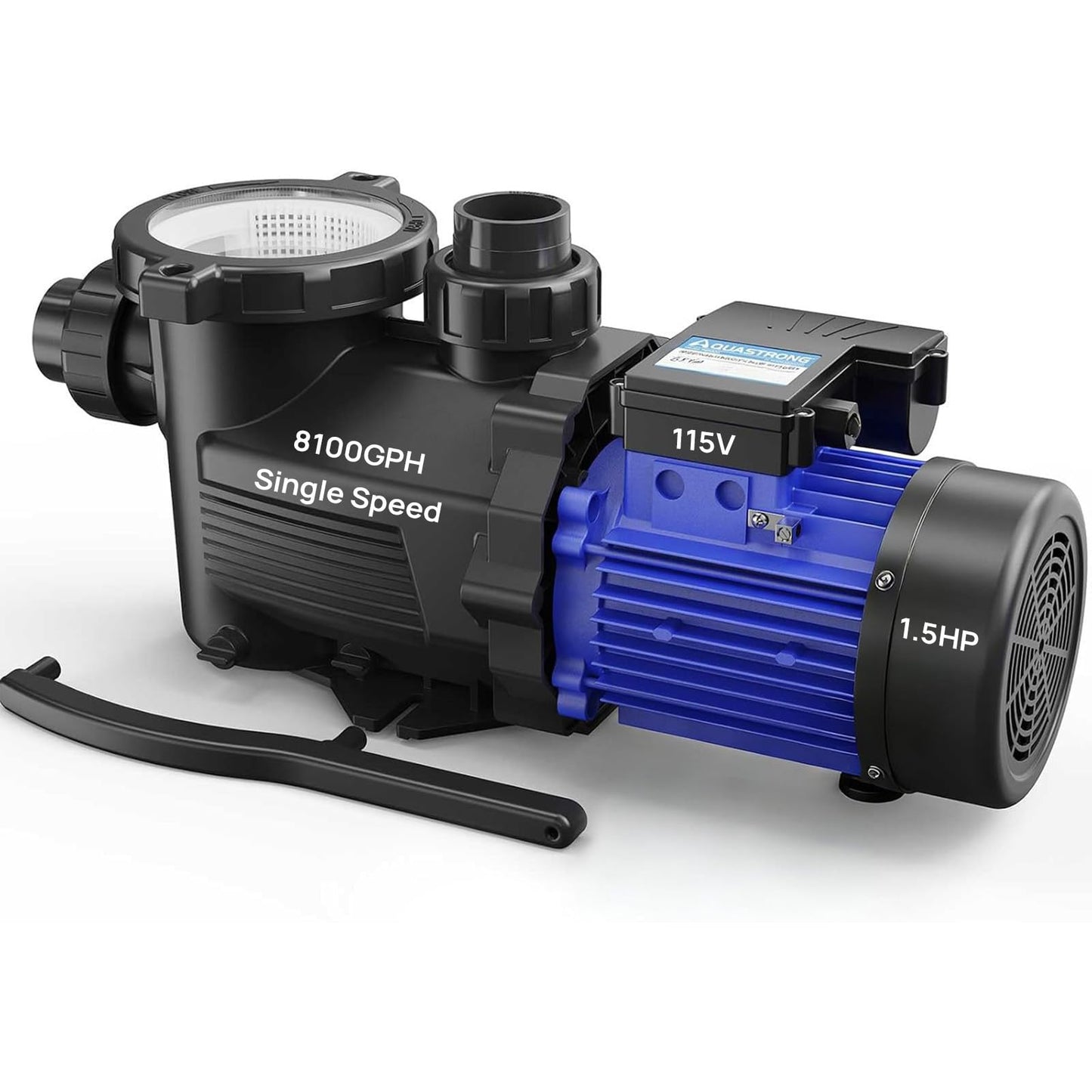 Aquastrong In/Above Ground Pool Pump High Flow Self Primming Swimming Pool Pump,Aqua Blue