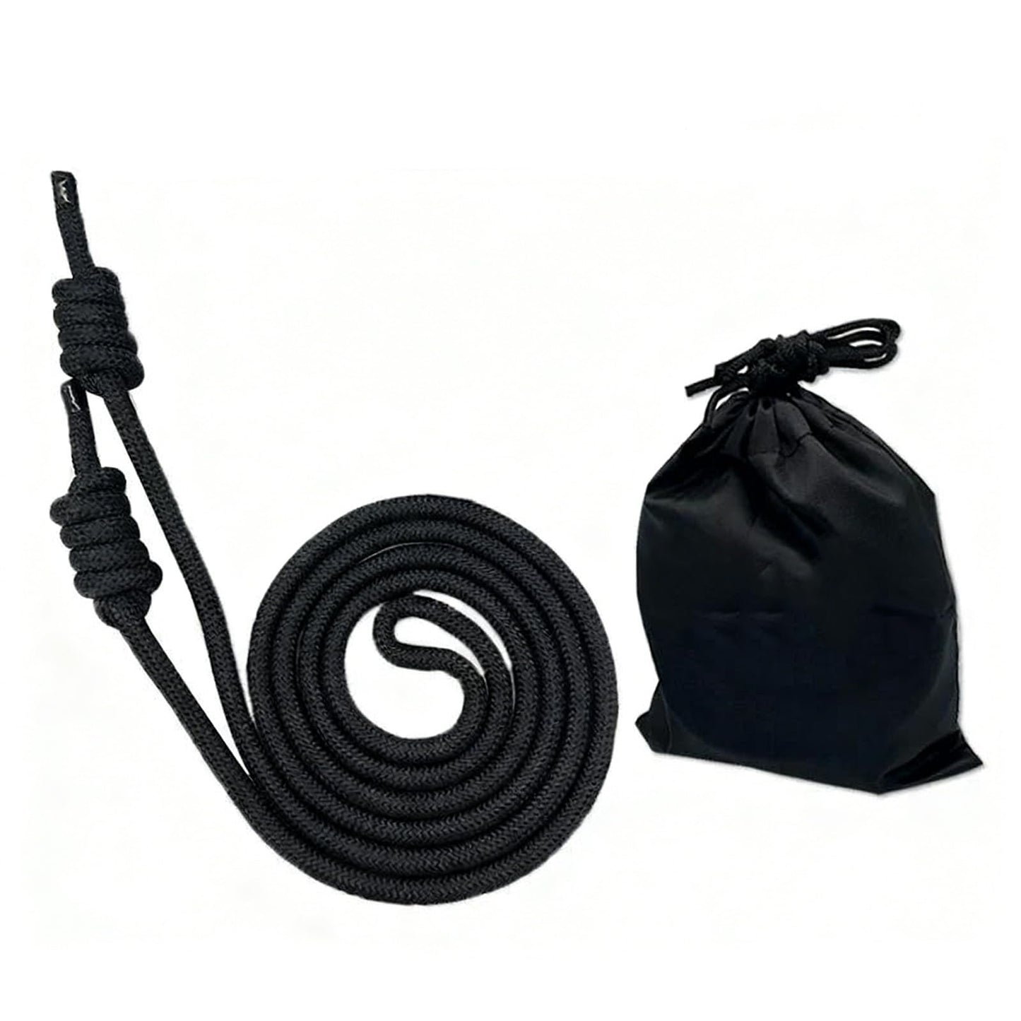 【Heavy Weighted Jump Rope 450g & Flow Rope 2-in-1】13.8ft/4.2m Full Length Braided Polyester Fitness Rope for Cardio, Strength Training - Full Body Exercise for Home Gym，boxing jump rope men