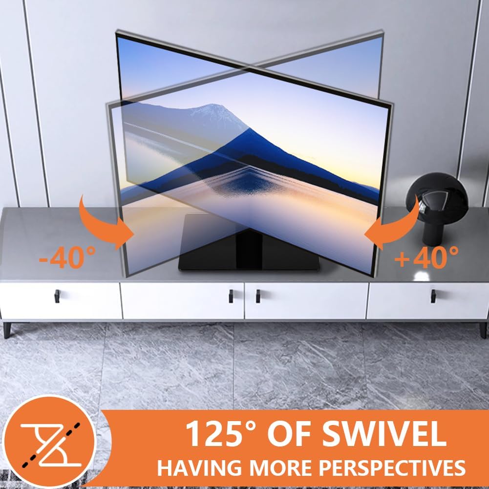 13 inch 32 inch 75*75mm/100*100mm 77Lbs KKTONER Single Computer Monitor Stand Free Standing Desk Vesa Mount
