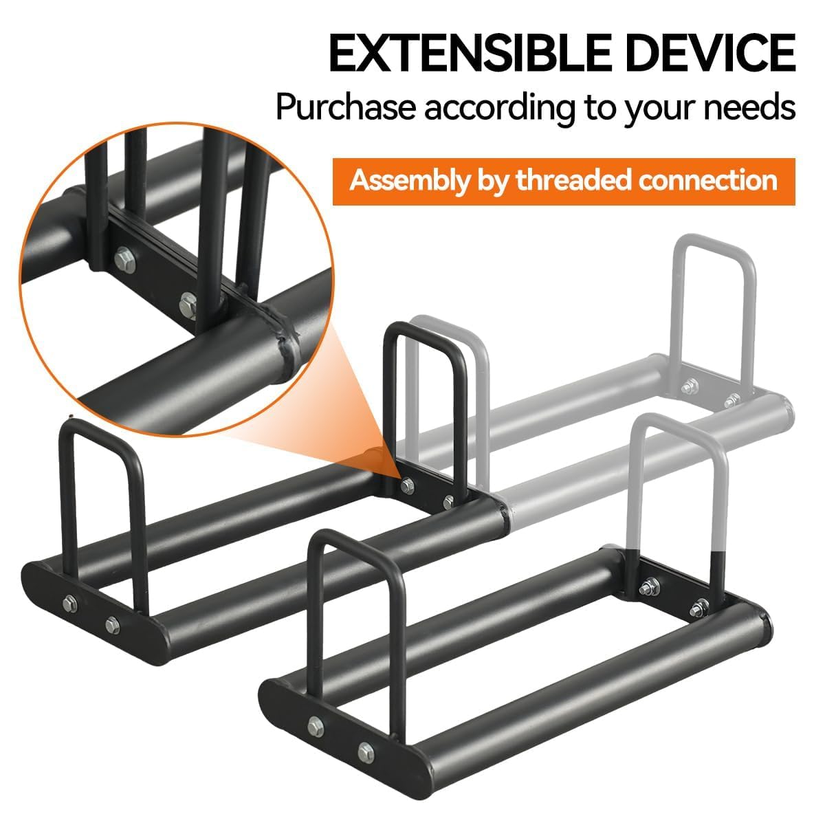 Weight Plate Rack for Home Gym - Weights Rack for Plates Use Singly or Combine Multiple Units | Olympic Weight Plate Rack Up to 660 LBS - New Model Bumper Plate Rack for Easy Plate Changes(1Unit)