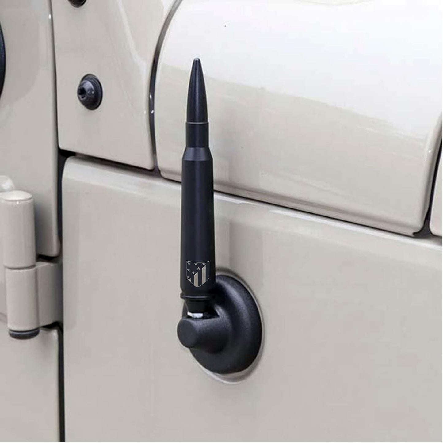 AUTOXBERT 5.7 Inch 2007-2021 Aluminium FM Aerial Antenna Radio Short Black Replacement Car Stereo Radio Signal