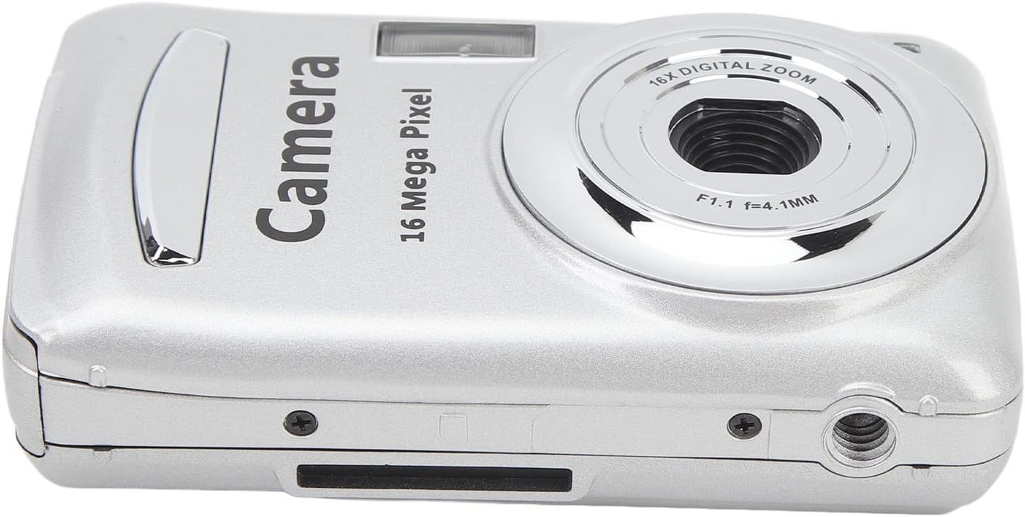 Luqeeg 16 1080P 16X 2.4 Inch Mega Pixels Camera, Video Recorder, Digital Zoom, Multi Axis Stabilization, Display