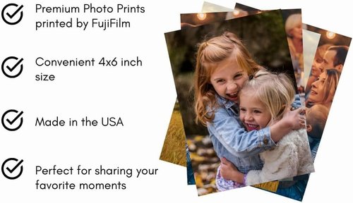Glossy Photo Prints - Set of 10 Unframed 4x6 Inches | High-Quality Photo Printing